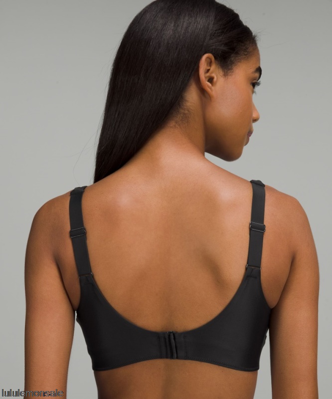 Lululemon Damen DELULU498 | Waterside Badetop Mit Eckigem Ausschnitt B/c Cup Schwarz